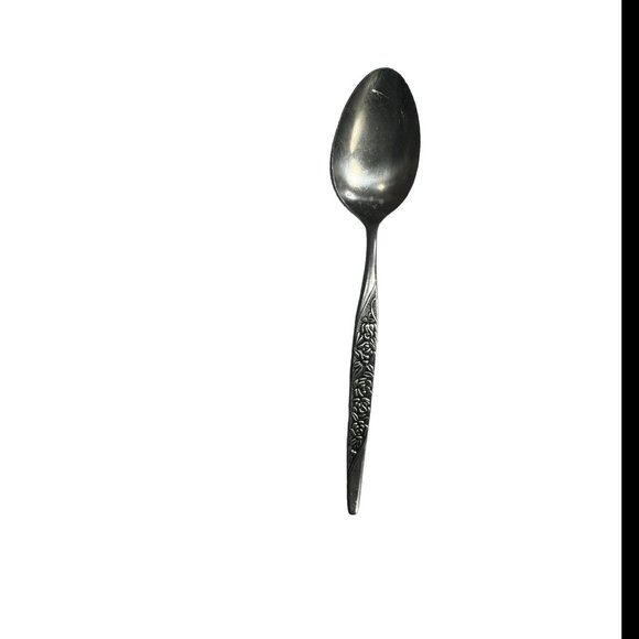 Handmade Japan National Stainless Steel Spoon Wrap Ring Floral Roses  Size 9 - Picture 11 of 12